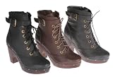 Sweet Beauty tank-01 Women's wood bottom combat bootie with ankle strap