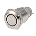 Amico Angel Eye RED Led Light 16mm 12V Metal Momentary Push Button Switch
