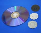 Produkt-Bild: 100 Stk. CD Klemmsterne / Clips f&uuml;r 1 CD/DVD, transparent