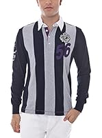 DATCH Polo (Azul Marino / Gris Jaspeado)