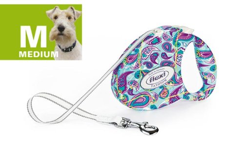 flexi Hundeleine Fashion Ladies Small. 3 m bis 12 kg, Paisley Preisvergleich