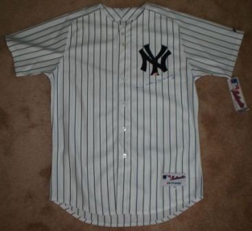 Johnny Damon Autographed/Hand Signed New York Yankees Jersey
