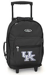 University of Kentucky Rolling Backpack UK Wildcats Logo - Wheeled Travel or School Carry-On Travel Bags with Wheels - Best Quality-