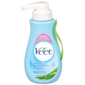 Fast Acting Gel Cream Hair Remover for Legs and Body - Sensitive Formula