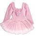 BAOHULU Leotards for Girls Ballet Dance Tutu Skirted Princess Dress 3-8 Years