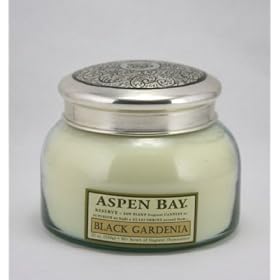 Aspen Bay Candle - Black Gardenia Scent - Reserve 20 Oz. Jar