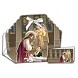 12 First Holy Communion "Boy in Church" Bombonieras with Thank You Cards in Spanish: Pre-Packaged, 4x4.5", Envelopes Included, Made in Italy!