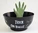 Talking Halloween Candy Bowl with Motion Sensing Hand Grabbing Action in Black