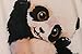 EFINNY Women's Kawaii Panda Printed Casual Loose Sleeveless Shirt Tank Tops, Color 8, Size (S-M)