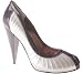 Paris Hilton Women's Brea Pump,Silver Metallic,7.5 M US