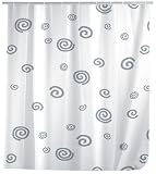 Kitchen & Housewares : Wenko Shower Curtain 180x200 Snail, Textile