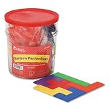 ~:~ LEARNING RESOURCES ~:~ Rainbow Premiere Pentominoes, Math Manipulative Puzzle, For Grades 1-8