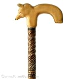 Carved Walking Stick - Fox