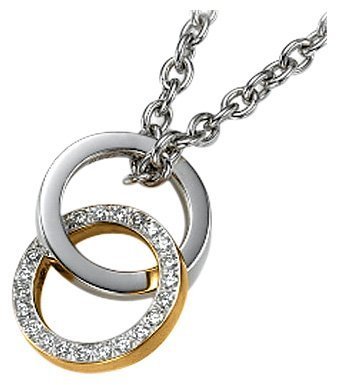 18k White & Pink Gold Pendant