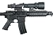 ATN PS22-3 Gen 3 Day/Night Vision Tactical Kit w/ Trijicon 4x32 ACOG, QRM