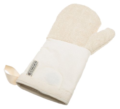 Childrens Toyshop  Kitchen & Housewares : Le Creuset Hi-Tech Kitchen Textile 14-inch Oven Mitt, Dune