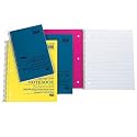 1-Subj. notebook,Blue Kraft cover, 16 lb. white, college-rule, 80 Sh, 9.5" x 6" TOP65121
