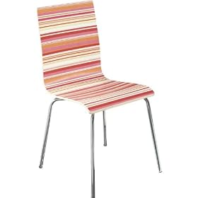 Sunshine Pink Striped Chair