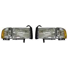 EAGLE EYES PAIR HEADLIGHT LIGHT LAMP W/SM