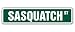 SASQUATCH -Street Sign- bigfoot ape like animal gift