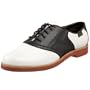 Bass Women's Enfield Oxford,Black/White,8 M US