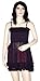 Friendship Day Gift for Friend Fabulous Bollywood Look Dark Purple Color Sexy Comfortable Chiffon Sleeveless Sundress Dance Belly Gypsy Spaghetti Strap Frock for Girls