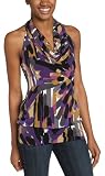 XOXO Junior's Printed Cowl Neck Halter, ,