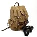 Koolertron(TM) Canvas DSLR SLR Camera Shoulder Bag Backpack Rucksack Bag With Waterproof Cover For Sony Canon Nikon Olympus