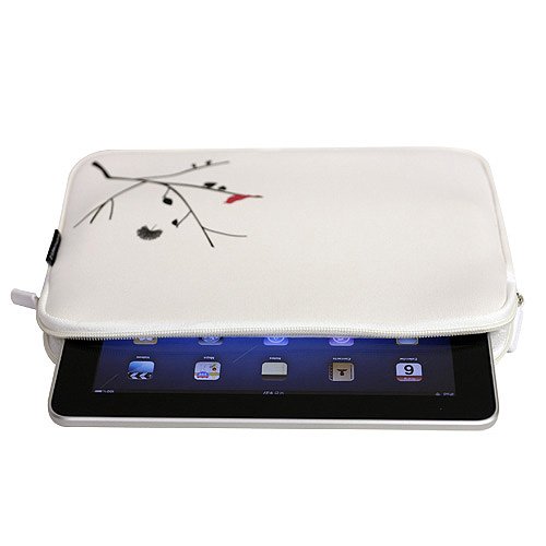 Apple iPad Wifi / 3G Model 16GB, 32GB, 64GB Carrying CaseCrown Fashion Netbook Neoprene Sleeve Case - Spring Bird Branch