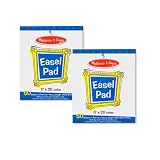 Melissa & Doug Easel Pad Bundle 50 Sheets 2-Pack