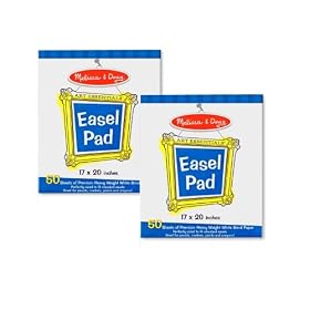 Melissa & Doug Easel Pad Bundle 50 Sheets 2-Pack