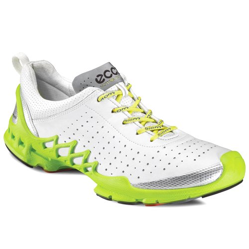 Ecco Men's Biom A 2.1 Running Shoe - White/ Silver Metallic 10 D(M) US