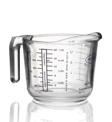 Half Litre Glass Measuring Jug