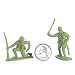 Plastic Army Men Japanese Soldier Figures 38 piece Play Set 54mm (1/32nd scale) by Hingfat_s-2