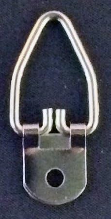 100 Extra Heavy Duty Single Hole D Ring / Triangle Picture Frame Hanger