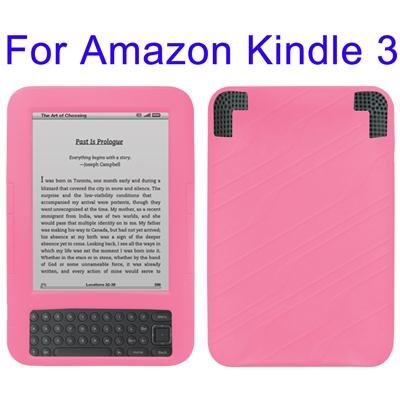 PINK SILICON COVER CASE FOR AMAZON