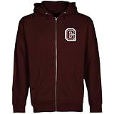 NCAA Colgate Raiders Logo Applique Full Zip Hoodie - Maroon