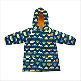 Lightweight Raincoat in Navy Cars Size: 3 - 4 Year