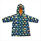 iPlay® Infant Toddler Boys' Light-Weight Cars Rain Jacket - Navy 6-12 months