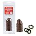 California Exotics / Swedish Erotica Latex Extension Brown 3" Nubby Sleeves Adult Sex Toy Kit