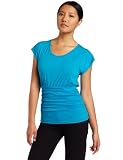 Lilla P Women's Pima Jersey Shirred Waist Scoop Shirt