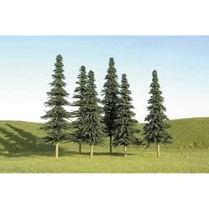 Bachmann Trains 3″- 4″ Spruce Trees – 9 Per Box