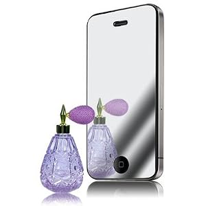 eTECH TWO Set Front and Back Screen Protector Mirror Reflected Style for iPhone 4G -- (Total 4pieces, 2 for the Front, 2 for the Back)