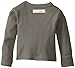 L'ovedbaby Unisex-Baby Newborn Organic Wrap Shirt, Gray, 3/6 Months