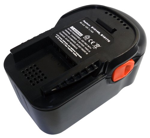  PowerSmart® [31Wh,18V,1700mAh,Ni-Cd] Replacement Power Tools/Cordless Drill battery for UK AEG BS 18 G, BSB 18G, Compatible Part Numbers: B1814G, B1817G 