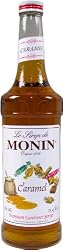 Monin Flavored Syrup, Caramel, 33.8-Ounce Plastic Bottles (Pack of 4)