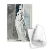 Back View of a Standing Female, called Mrs... - Tea Towel 100% Cotton - Art247 - Tea Towel - 46x70cm