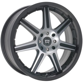 Motegi Racing SX7 (Series MR2799) Matte Black With Machined