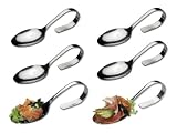 chg 3317 - 6 H�ppchenl�ffel Probierholz Amuse Geule Neu CHG