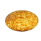 Besa Lighting Oblong Amber Cloud Glass Accent Lamp